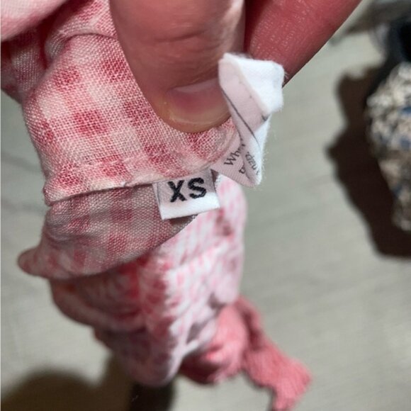 SLEEPER Women's Atlanta Check Midi Dress Size XS In Red - Picture 6 of 7